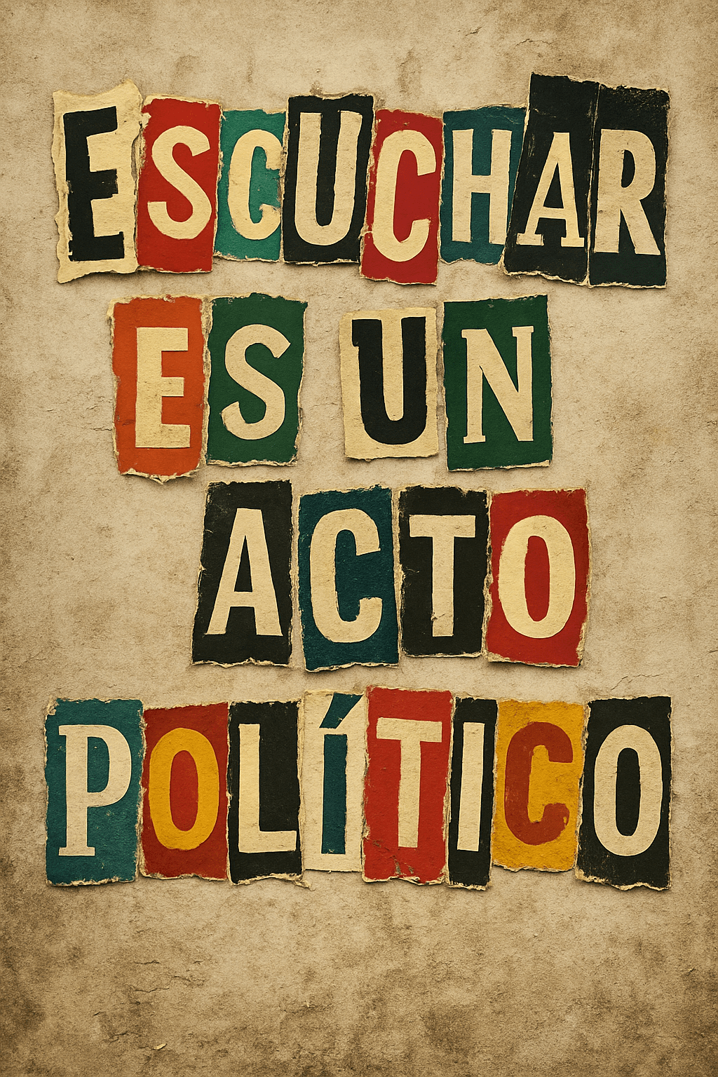 escuchar es un acto político